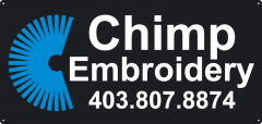 Chimp Embroidery - Langdon, Alberta